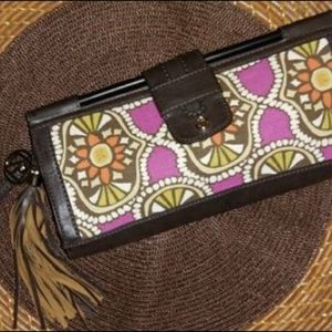 Relic For Fossil Leather Clutch